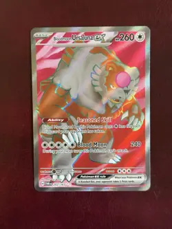 Bloodmoon Ursaluna ex 202/167 Sv06: Twilight Masquerade Full Art Pokemon Card NM - Image 1