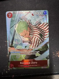 One Piece TCG OP14-015 Roronoa Zoro AA Alt Art Card Game CCG ENGLISH - Image 1