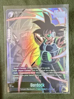 Bardock FB08-111 Gold Alternate Art Saiyan's Pride Dragon Ball English Card Fusi - Image 1