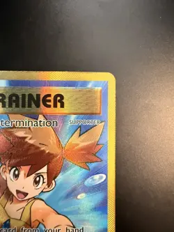 Misty's Determination 108/108 Textured Full Art Pokemon Card - NM/Mint - Image 5