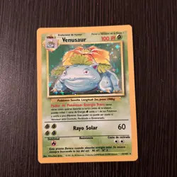 CGC 8.5 Spanish Venusaur 1999 Base Set 15/102 Holo Pokemon Card - Image 1