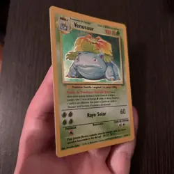 CGC 8.5 Spanish Venusaur 1999 Base Set 15/102 Holo Pokemon Card - Image 3