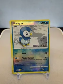 Piplup 93/130 Diamond and Pearl Reverse Holo Pokemon Card - Ungraded - Image 1