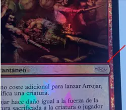 Fling Gateway Promos Spanish Mtg MISPRINT. The foil layer is from another card - Image 3
