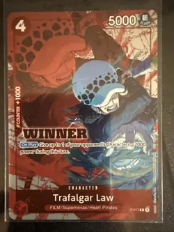Trafalgar Law (Winner Pack Vol. 7) P-017 One Piece Promotion Cards Foil - Image 1