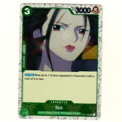 Izo Jolly Roger Foil OP01-033 Premium Booster One Piece Trading Card - Image 1