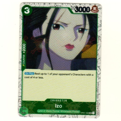 Izo Jolly Roger Foil OP01-033 Premium Booster One Piece Trading Card - Image 3