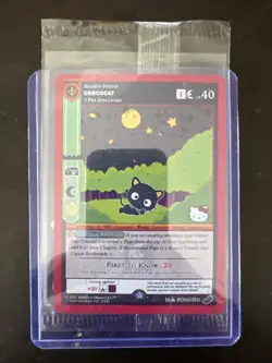 NEW! SDCC 2023 METAZOO HELLO KITTY CHOCOCAT PROMO CARD - Image 1