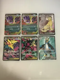 Pokemon Mega Evolution Sets 6 Card Lot - Image 1