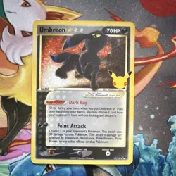 Pokemon Umbreon Star 17/17 POP Series 5 Promo Holo Card - Image 1