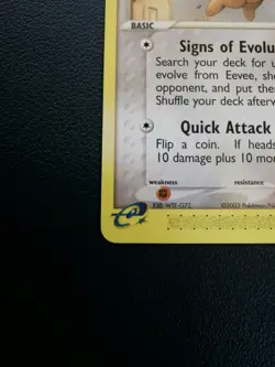 Pokemon Card Eevee 63/100 EX Sandstorm Common - Image 4