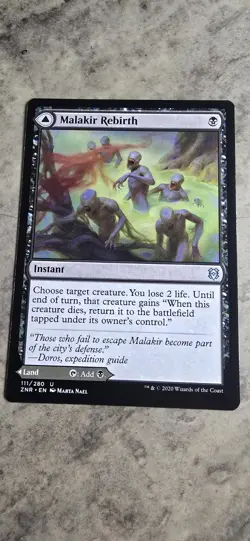 Malakir Rebirth Zendikar Rising Regular Uncommon Instant Land MTG NM - Image 1