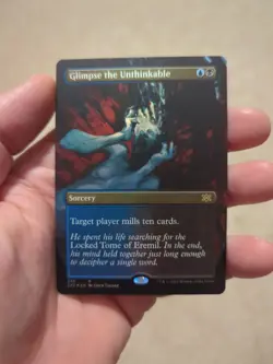 MTG - Glimpse the Unthinkable (Borderless) Double Masters 2022 Regular Rare #378 - Image 1