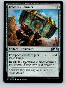 Magic the Gathering Colossus Hammer Core Set 2020 MTG Free Shipping! - Image 1