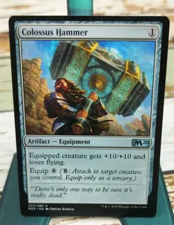 MTG Magic the Gathering Colossus Hammer (223/357) Core Set 2020 LP - Image 1