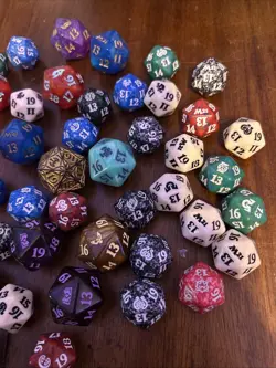 MTG Spindown Dice - D20 Dice - Magic The Gathering Bulk Spindown Lot (58 total) - Image 4