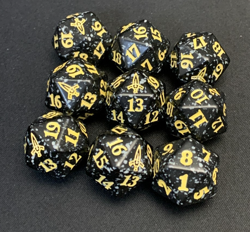 MTG - Murders at Karlov Manor Spindown D20 - Lot of 9 Dice - WHITE - Image 1
