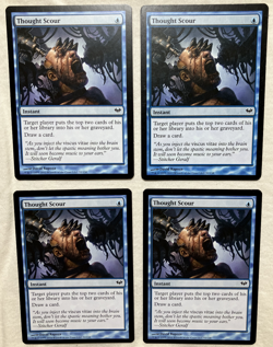 MTG Thought Scour x4 - Dark Ascension - Image 1
