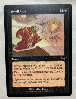 MTG Snuff Out x1 - Mercadian Masques - Image 1