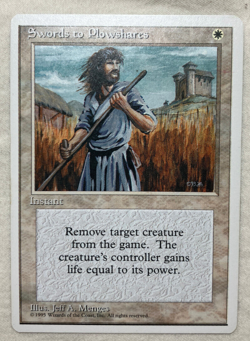 MTG Swords to Plowshares x1 - Fourth Edition - Image 1