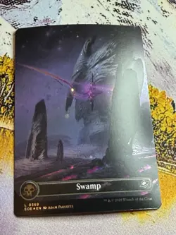Swamp (0369) - Edge of Eternities EOE - MTG Galaxy Foil ! Awesome! Magic Land - Image 1