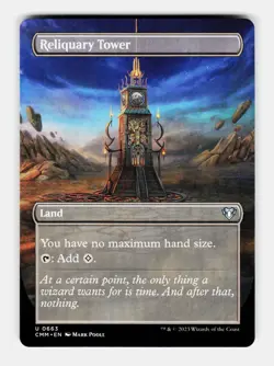 MTG: Reliquary Tower (Borderless) | Commander Masters 663 NM - Image 1
