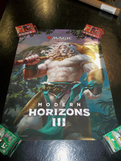 MODERN HORIZONS III Foil Promo Poster!! Magic the Gathering! - Image 1