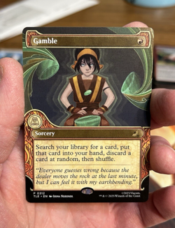 Magic MTG Avatar Gamble TLE 0312 Showcase NM condition - Image 1