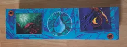 MTG Vintage Cardboard Storage Box 1996 Blue Mana Symbol Magic The Gathering - Image 1