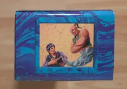 MTG Vintage Cardboard Storage Box 1996 Blue Mana Symbol Magic The Gathering - Image 5