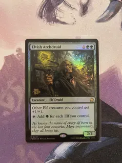 Elvish Archdruid Prerelease FOIL - MTG Foundations - NM/MINT - Image 1