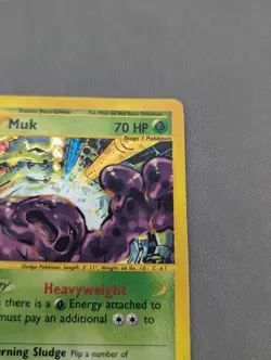 Vintage 2002 Pokemon Muk H17/H32 Aquapolis WOTC Holo Rare Heavily Played - Image 3