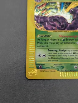 Vintage 2002 Pokemon Muk H17/H32 Aquapolis WOTC Holo Rare Heavily Played - Image 5