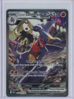 Cynthia's Garchomp ex Pokemon 2025 Destined Rivals Special Illustration Rare NM - Image 1