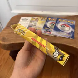 Vintage Pokemon TCG Lt. Surge Theme Deck Box & Manuals Only - Image 5