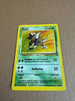 Pokemon TCG Pinsir Jungle 9/64 Holo Unlimited Holo Rare - LP - Image 1