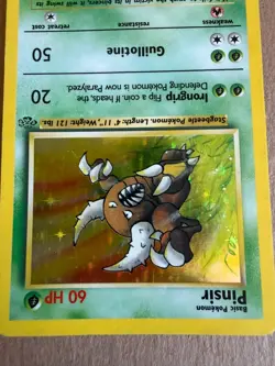 Pokemon TCG Pinsir Jungle 9/64 Holo Unlimited Holo Rare - LP - Image 3