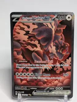 Pokemon TCG #168 Bloodmoon Ursaluna EX Special Illustration Rare - Image 1