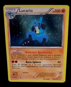 POKEMON LUCARIO 80/113 - COSMOS PROMO - HOLO RARE LP-NM - Image 1