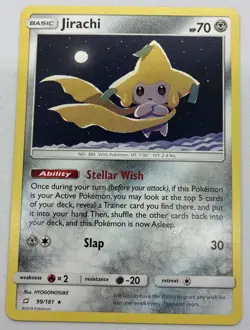 Pokemon TCG Jirachi 99/181 Sm-Team Up Deck Exclusive Non-holo NM/M - Image 1