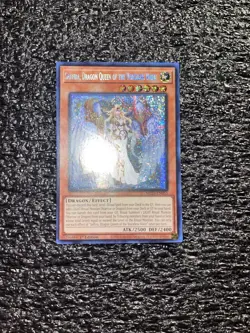 Yugioh! Saffira, Dragon Queen of the Voiceless Voice MP25-EN053 Secret Rare NM - Image 1