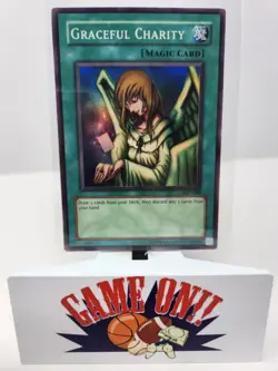 YuGiOh Graceful Charity SDP-040 Super Rare Starter Deck: Pegasus Unlimited LP - Image 1