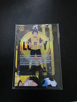 One Piece x BVB Borussia Dortmund Promo Karte Monkey D. Luffy ST13-003 Sealed !! - Image 1