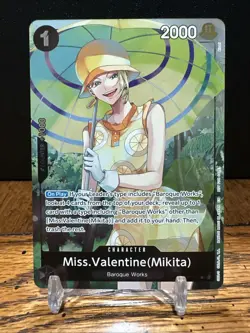 Miss.Valentine(Mikita) Box Topper Rare OP14-087 NM One Piece TCG - Image 2