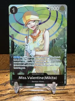 Miss.Valentine(Mikita) Box Topper Rare OP14-087 NM One Piece TCG - Image 3