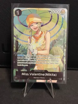 Miss.Valentine Mikita Dash Pack Promo OP14-087 One Piece TCG English IN-HAND - Image 1