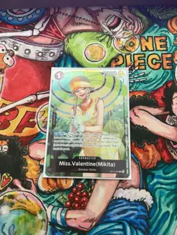 Miss.Valentine Mikita Dash Pack Promo OP14-087 One Piece TCG English IN-HAND - Image 1