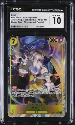 Enel Alt Art OP05-100 - One Piece Awakening Of The New Era CGC GEM MINT 10 - Image 1