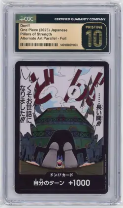 DON!! OP03 Alt Art Par Foil - Pillars of Strength 2023 One Piece CGC Pristine 10 - Image 1
