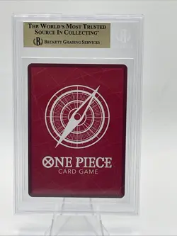 2025 One Piece Royal Blood OP10-022 Trafalgar Law Alt Art Leader BGS 10 Pristine - Image 3
